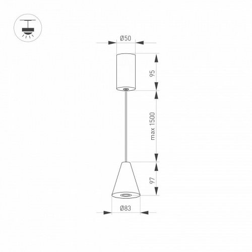 Подвесной светильник Arlight ELEMENTA 032772 Подвесной светильник Arlight ELEMENTA 032772