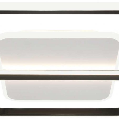 Светильник потолочный светодиодный ЭРА Модерн Franco CLL-1-107W 3K-6K RC BK с ДУ черный Б0069746