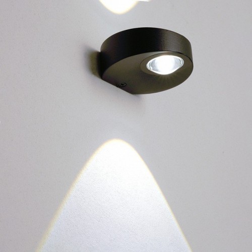 Светодиодный светильник стационарный Feron AL53 2*1W 4000K черный 51140