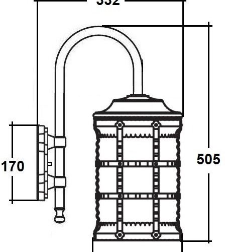 Настенный фонарь уличный BARSELONA 81202/10 Bl Настенный фонарь уличный BARSELONA 81202/10 Bl