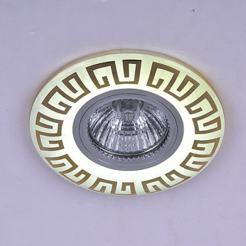 Точечный светильник Reluce 09504-9.0-001MN MR16+LED3W WH/GD