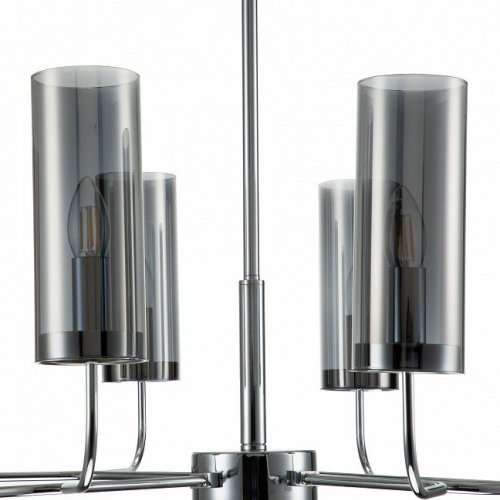 Люстра на штанге Indigo Balletto 13014/8R Chrome