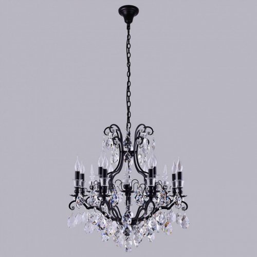 Подвесная люстра Crystal Lux Magnifico MAGNIFICO SP13 BLACK/TRANSPARENT Подвесная люстра Crystal Lux Magnifico MAGNIFICO SP13 BLACK/TRANSPARENT