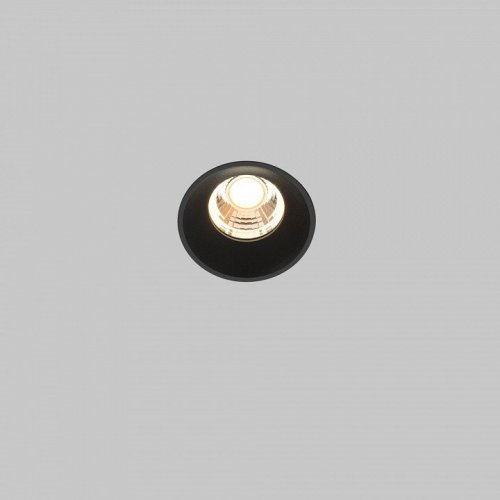 Точечный светильник Maytoni Round DL058-7W3K-TRS-B Точечный светильник Maytoni Round DL058-7W3K-TRS-B