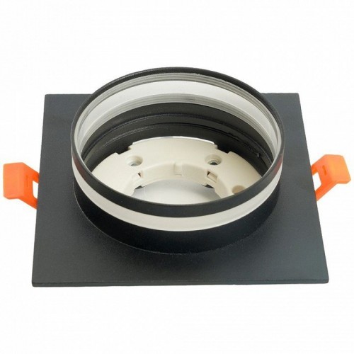 Светильник встраиваемый Feron DL503 LUNA потолочный GX53 черный квадрат 51092