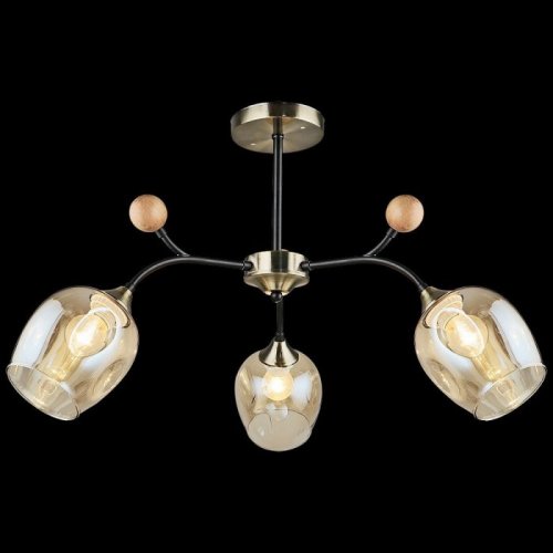 Потолочная люстра Reluce 02009-0.3-03 AB+BK Потолочная люстра Reluce 02009-0.3-03 AB+BK