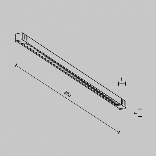 Накладной светильник Maytoni Technical Points TR241-2-6W4K-B