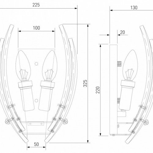 Потолочная люстра Eurosvet Scoppio 10101/5 Потолочная люстра Eurosvet Scoppio 10101/5