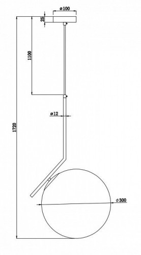 Подвесной светильник Freya Sara FR5130PL-01BS Подвесной светильник Freya Sara FR5130PL-01BS