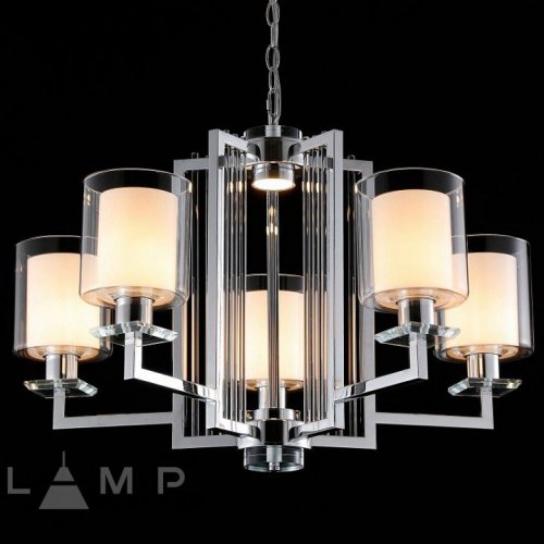 Подвесная люстра iLamp King RM6201-5 CR+CL Подвесная люстра iLamp King RM6201-5 CR+CL
