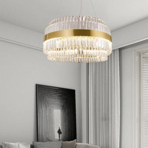 Подвесная люстра DeLight Collection Liberty 5515-800 br. titanium gold