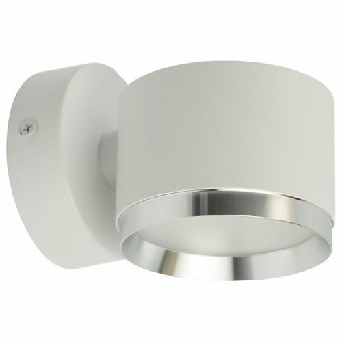 Светильник  настенный Feron HL4598  Barrel DUET 12W, 230V,GX53, белый + хром IP20