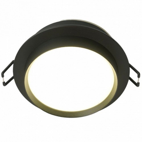 Светильник встраиваемый Feron DL507 потолочный GX53 черный круг 51349