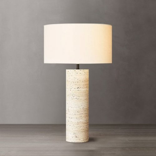 Интерьерная настольная лампа Stone Table Lamp 5003T travertine