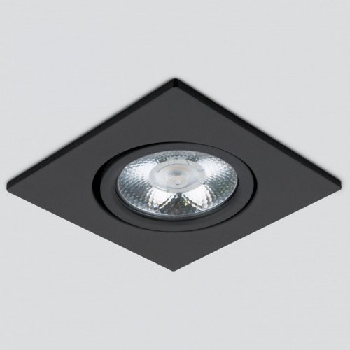 Встраиваемый светодиодный светильник Elektrostandard 15273/LED черный a056033