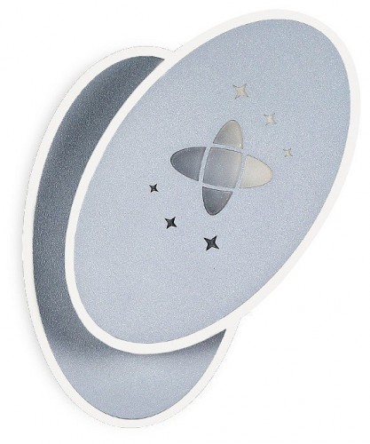 Накладной светильник Ambrella light Wall FW109 SGR серый песок LED 3000K+6400K 20W 230*140*50