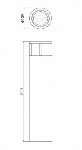 Уличный светодиодный светильник Maytoni Wolseley Road O011FL-L6B