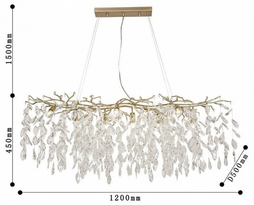 Подвесная люстра Favourite Brillo 3056-10P