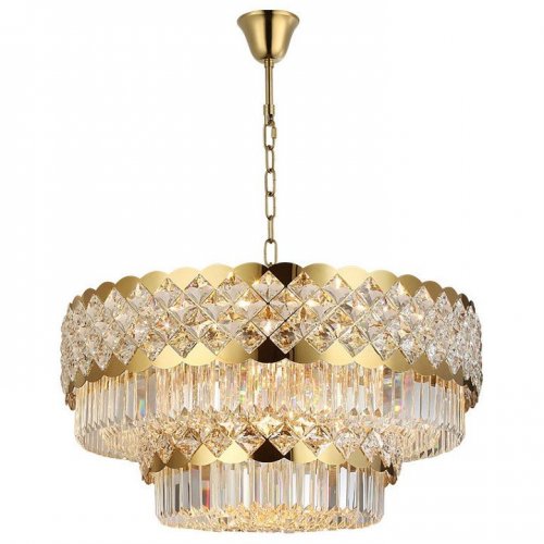 Подвесная люстра 8300 8301/80 C gold polished