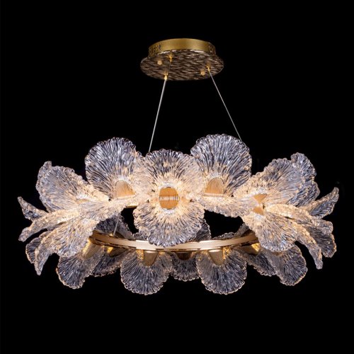 Подвесная люстра Jardin LE3032/800 GD/SH