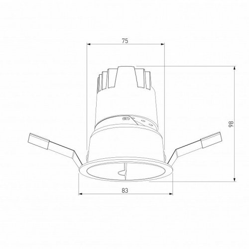 Встраиваемый светодиодный светильник Elektrostandard Inline 25090/LED 10W 4000K белый/хром a064611 Встраиваемый светодиодный светильник Elektrostandard Inline 25090/LED 10W 4000K белый/хром a064611