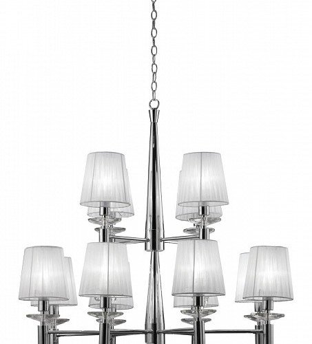 Подвесная люстра Mantra Tiffany Chrome 3850