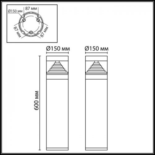 Ландшафтный светодиодный светильник Odeon Light Nature Hulk 7140/20GL Ландшафтный светодиодный светильник Odeon Light Nature Hulk 7140/20GL