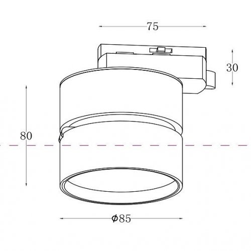 Трековый светодиодный светильник Maytoni Track lamps TR007-1-12W4K-W Трековый светодиодный светильник Maytoni Track lamps TR007-1-12W4K-W