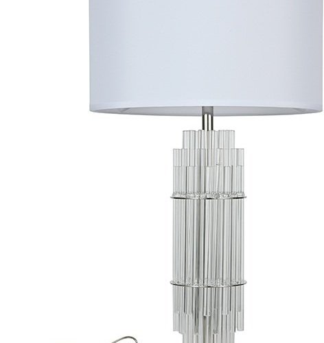 Интерьерная настольная лампа 3680 3681/T nickel