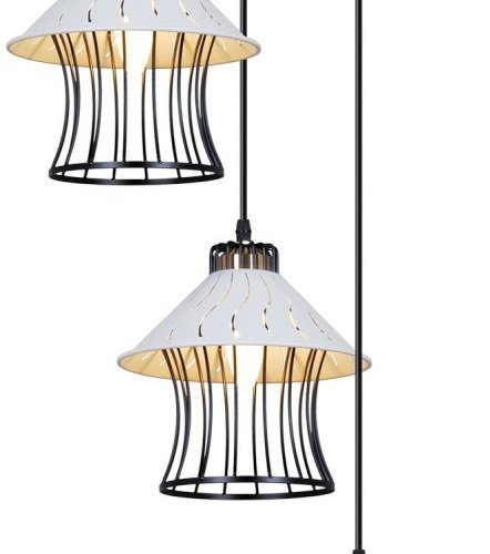 Подвесная люстра Reluce 02512-0.9-03 BK+WH