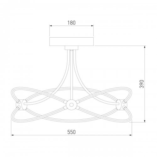 Потолочный светодиодный светильник Eurosvet Petto 90246/6 белый 4690389174797 Потолочный светодиодный светильник Eurosvet Petto 90246/6 белый 4690389174797