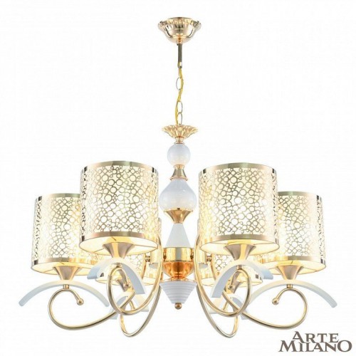 Подвесная люстра Arte Milano Florentia-9787 309787/6 Wh/Gd