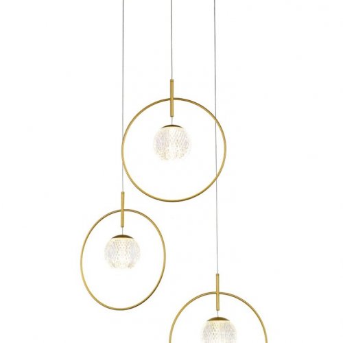 Подвесной светильник Elliot Diamante MD21001043-3A gold