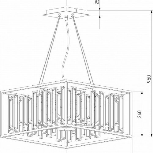Подвесная люстра Bogates Cella 377/6 Strotskis