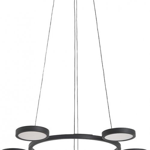 Подвесная светодиодная люстра Crystal Lux CLT 027C6 D700 BL