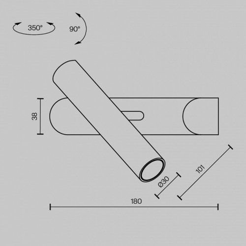 Спот Paradox MOD442WL-L8BS3K