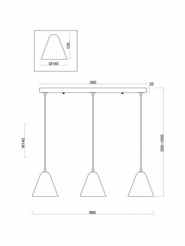 Подвесной светильник Freya Falke Market FR8004PL-03WG