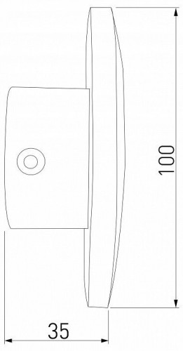 Настенный светильник Elektrostandard Mini Disc черный жемчуг MRL LED 1126 a061713