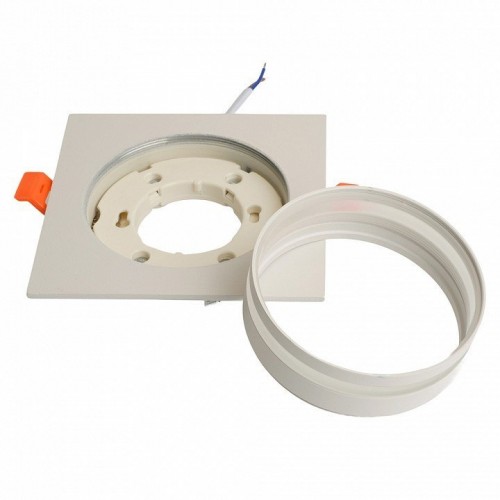 Светильник встраиваемый Feron DL503 LUNA потолочный GX53 белый квадрат 51091