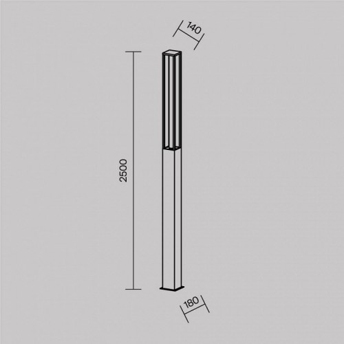 Наземный светильник Maytoni Expo O480FL-L25B3K