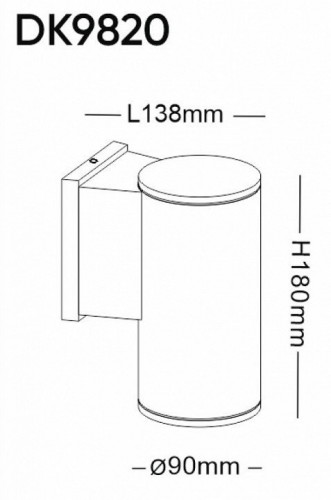 Архитектурная подсветка Denkirs BORG DK9820-BK