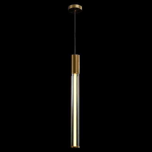 Подвесной светодиодный светильник Crystal Lux Lineup SP11W Led Brass