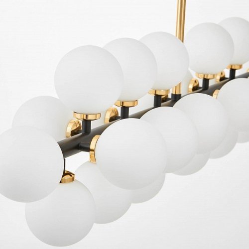 Подвесная люстра Lumina Deco Marsiada LDP 6033-24 BK+GD