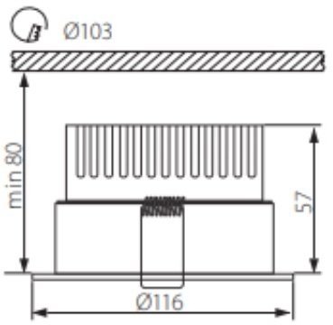 Карданные светильники Kanlux RENDA POWER LED3 8720