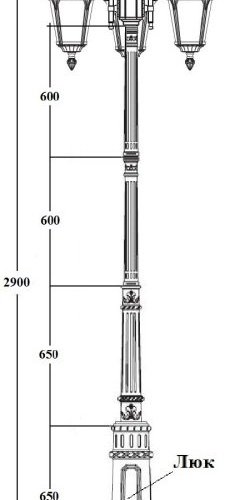 Наземный фонарь MUNICH 2S 79760SB 10 down E7 Bl Наземный фонарь MUNICH 2S 79760SB 10 down E7 Bl