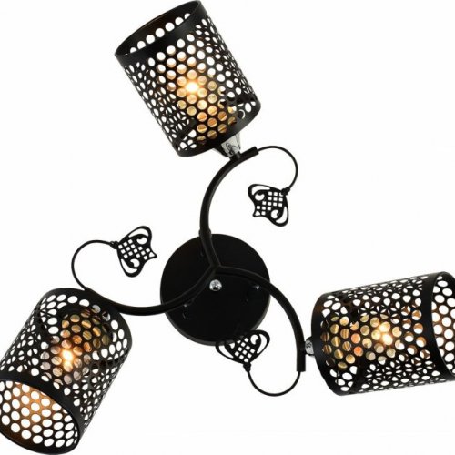 Потолочная люстра Reluce 11320-0.3-03 BK+CR Потолочная люстра Reluce 11320-0.3-03 BK+CR