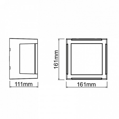 Уличный настенный светодиодный светильник Mantra Creek 8853