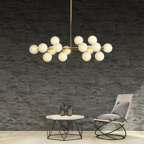 Подвесная люстра Lumina Deco Marsiada LDP 6033-16 GD Подвесная люстра Lumina Deco Marsiada LDP 6033-16 GD