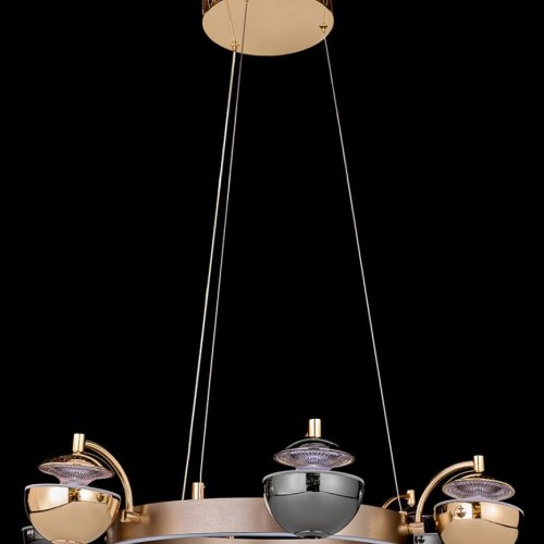 Подвесная люстра Jelly LE7711/6 Gold/Black Chrome