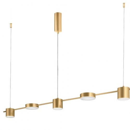 Подвесной светодиодный светильник Crystal Lux Tristan SP5 L1200 Gold Подвесной светодиодный светильник Crystal Lux Tristan SP5 L1200 Gold